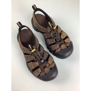 Keen Men’s Newport Waterproof Bison Nubuck leather Sandals size 8 EUC
